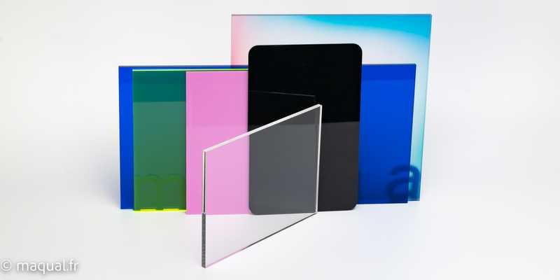 Plexiglass teinté 3mm aspect de verre